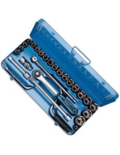 JUEGO LLAVES VASO HEXAGONAL 26 PZAS 1/2"