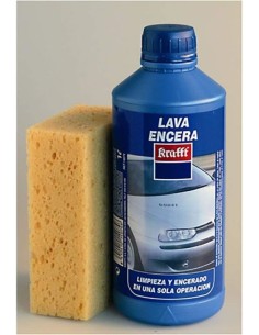 LAVA ENCERA CON ESPONJA