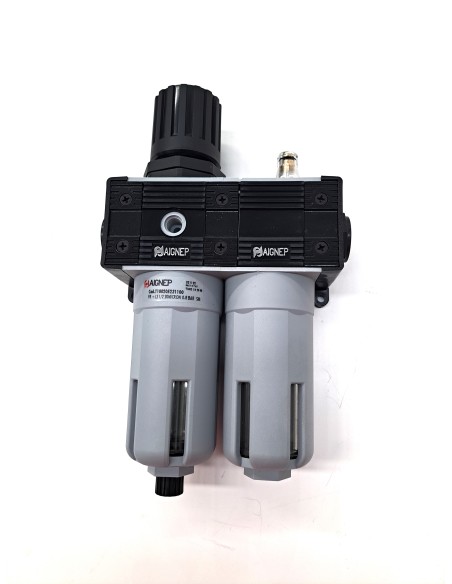 FILTRO REGULADOR + LUBRICADOR  1/2" 0-8BAR