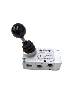 VALVULA PALANCA 3/8 1/8 2 POSI. FIJAS